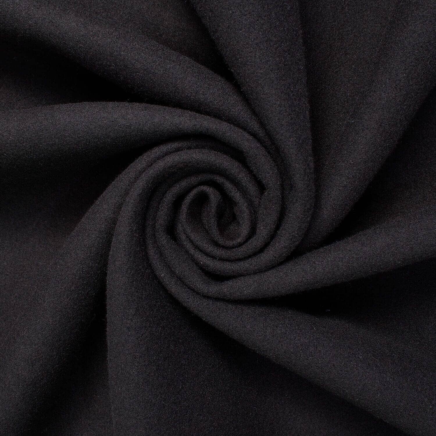 Black Wool Coating