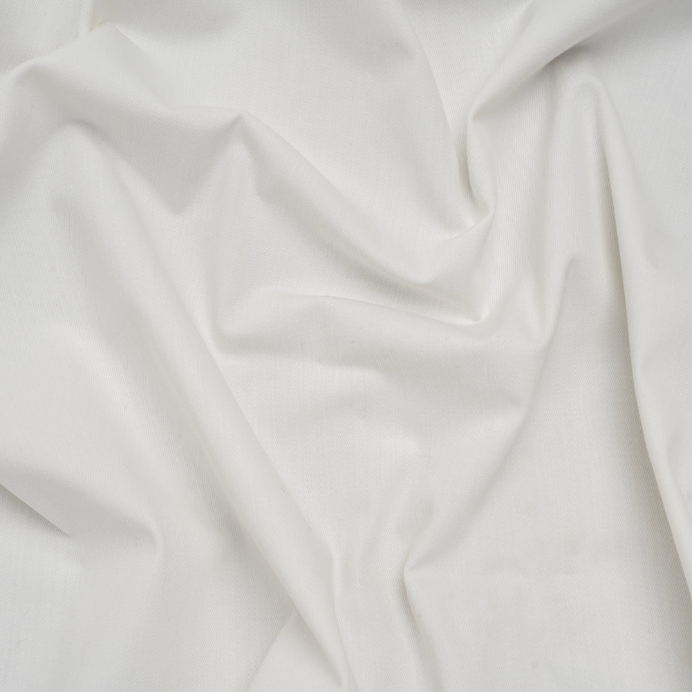 White Stretch Denim Deadstock